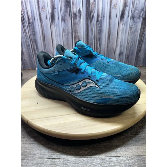 Saucony Shoes - Saucony Blue and Black Running Shoes